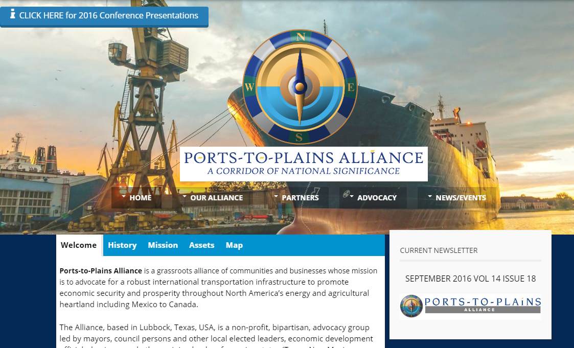 Ports-to-Plains Website
