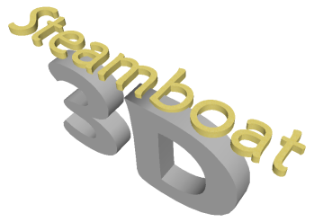 Steamboat3D logo